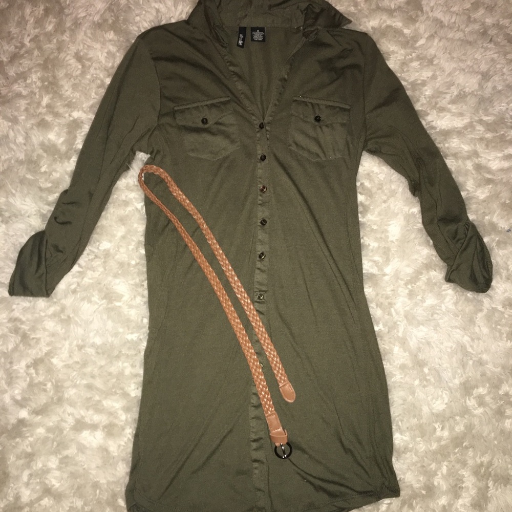 Army Green Dress